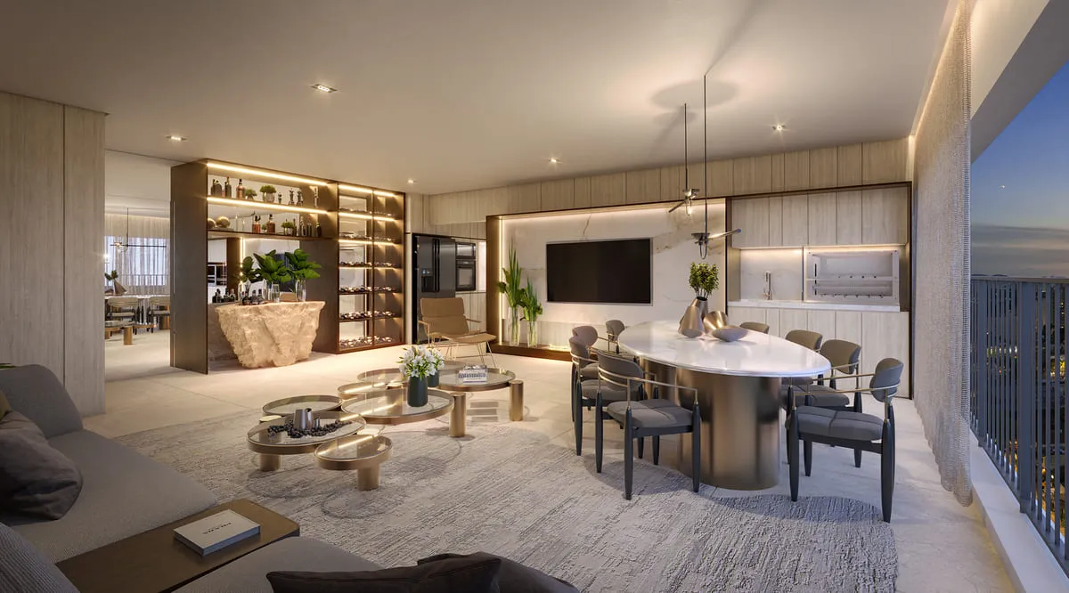 Apartamento à venda com 119m², 3 quartos com vaga - 1