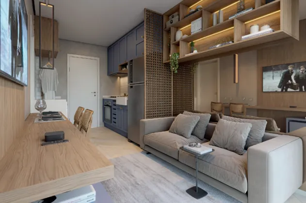 Apartamento à venda com 26m², 1 quarto sem vaga - 0