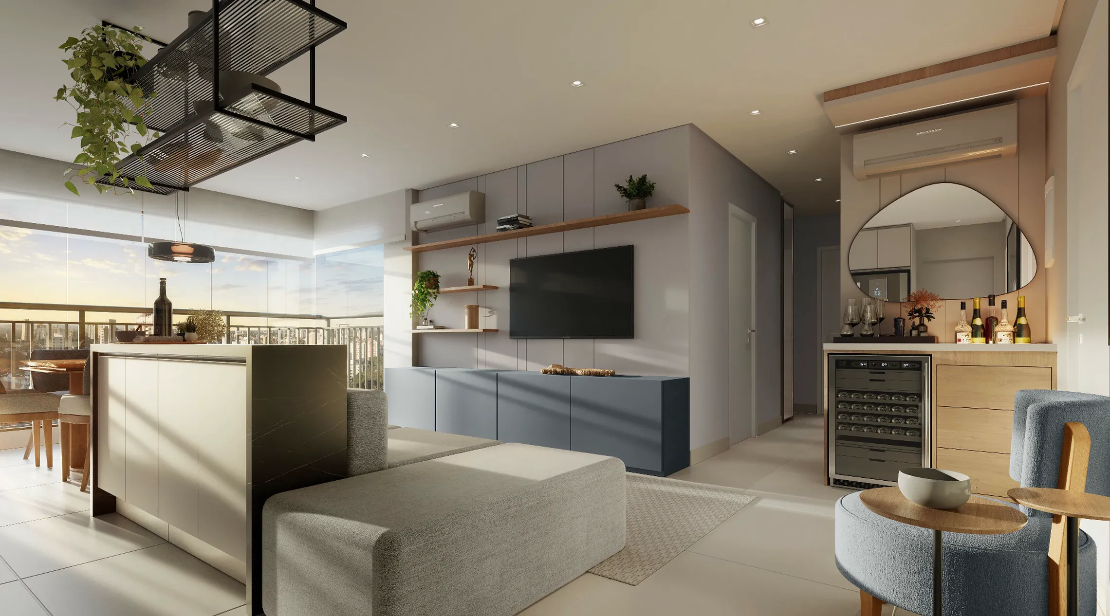 Apartamento à venda com 90m², 3 quartos com vaga - 1