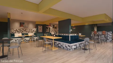 Apartamento à venda com 34m², 1 quarto sem vaga - 1