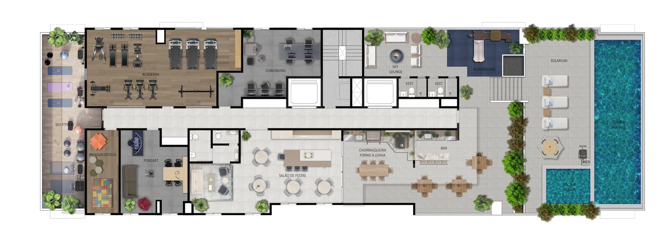 Apartamento à venda com 62m², 3 quartos com vaga - 17
