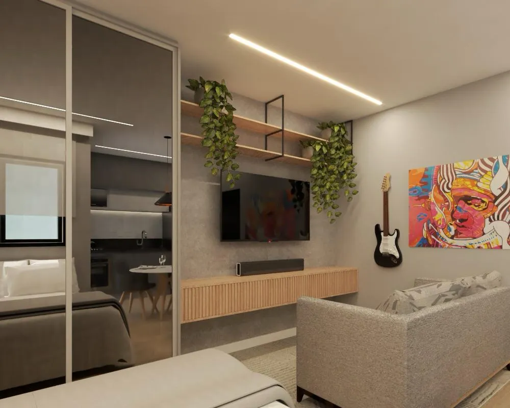 Apartamento à venda com 42m², 1 quarto sem vaga - 9