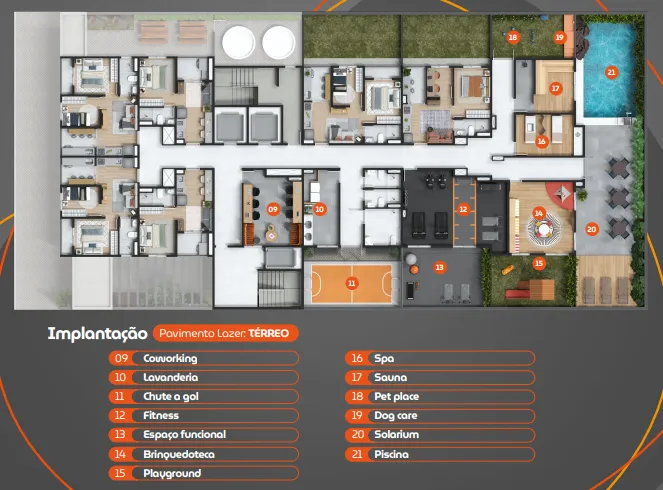 Apartamento à venda com 27m², 1 quarto sem vaga - 22