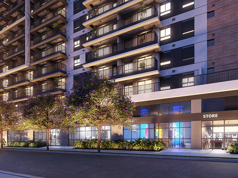 Studio à venda com 26m², 0 quartos sem vaga - 21