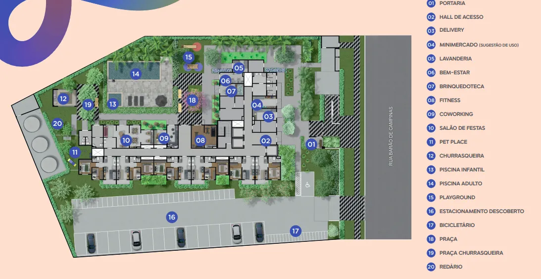 Apartamento à venda com 34m², 2 quartos sem vaga - 15