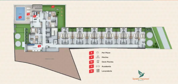 Apartamento à venda com 39m², 2 quartos sem vaga - 21