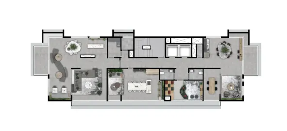 Apartamento à venda com 35m², 1 quarto sem vaga - 17