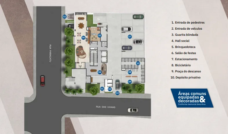 Apartamento à venda com 70m², 3 quartos com vaga - 8