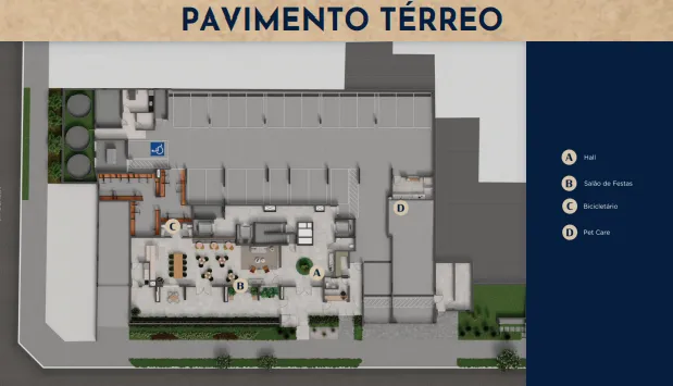 Apartamento à venda com 69m², 2 quartos com vaga - 23