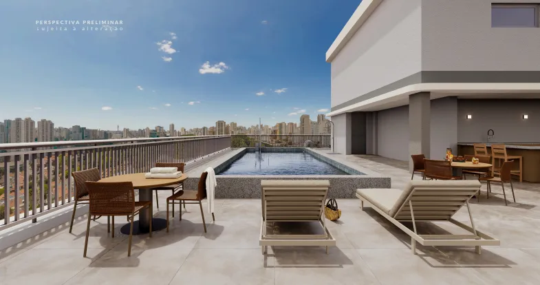 Apartamento à venda com 35m², 1 quarto sem vaga - 0