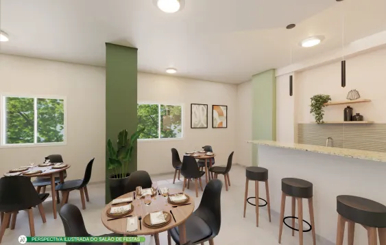 Apartamento à venda com 33m², 2 quartos sem vaga - 6
