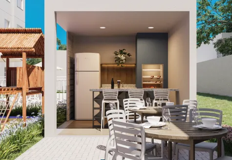 Apartamento à venda com 41m², 2 quartos sem vaga - 1