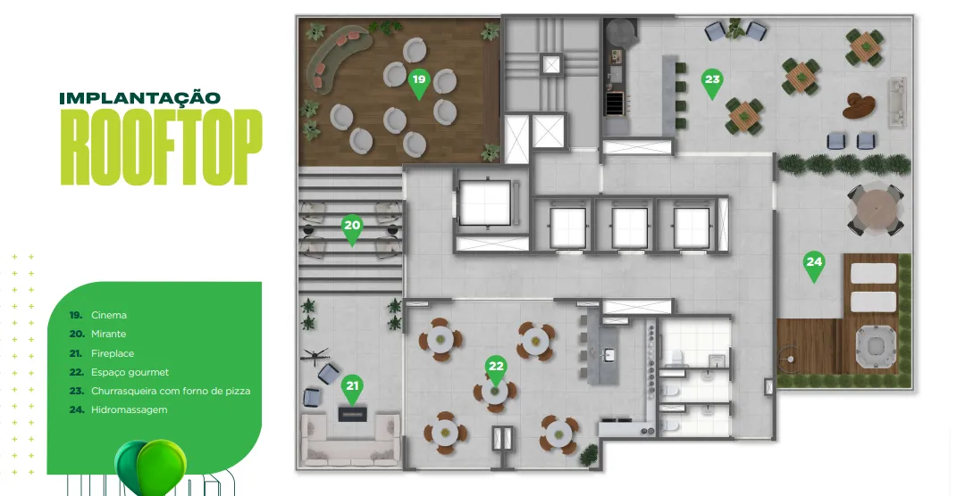 Studio à venda com 20m², 0 quartos sem vaga - 26