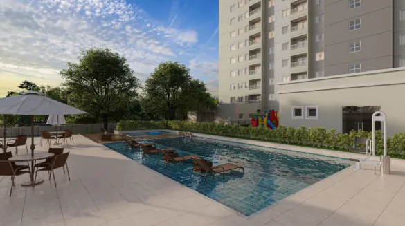 Apartamento à venda com 33m², 2 quartos sem vaga – foto 2