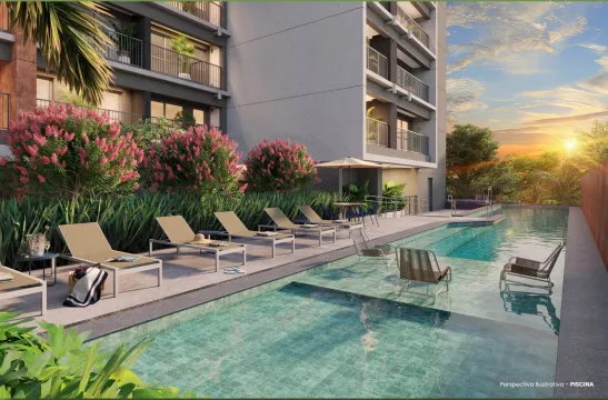 Apartamento à venda com 28m², 1 quarto sem vaga - 0