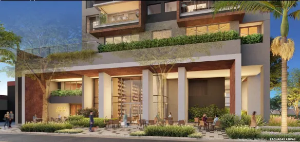 Apartamento à venda com 28m², 1 quarto sem vaga - 15