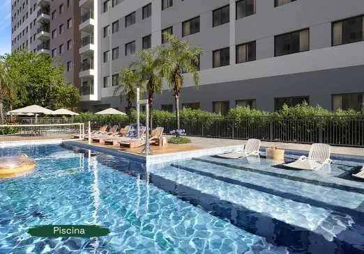 Apartamento à venda com 41m², 2 quartos com vaga - 0