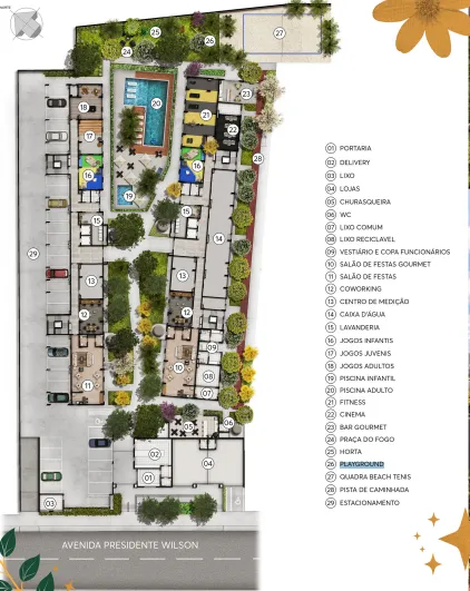 Apartamento à venda com 41m², 2 quartos com vaga - 13