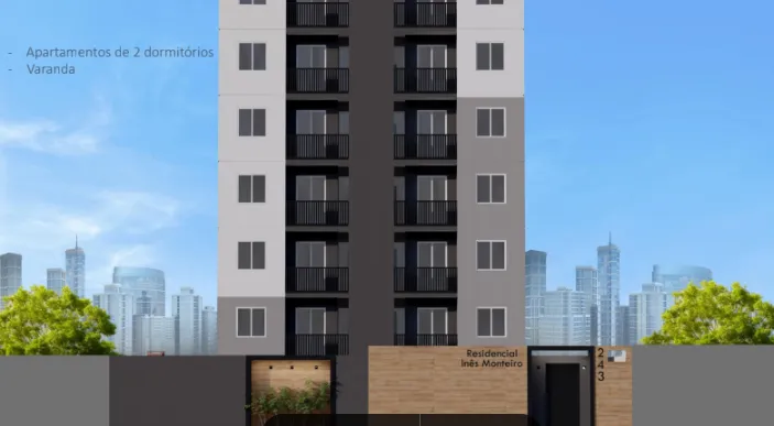 Apartamento à venda com 34m², 2 quartos sem vaga - 0