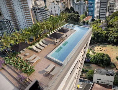 Apartamento à venda com 24m², 1 quarto sem vaga - 0