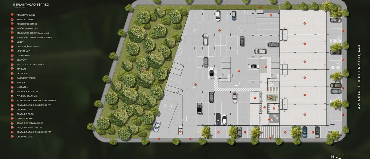 Apartamento à venda com 41m², 2 quartos com vaga - 23