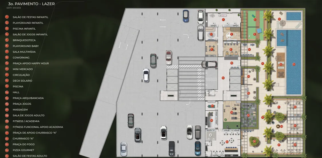 Apartamento à venda com 41m², 2 quartos com vaga - 24