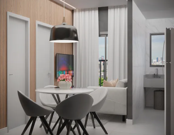 Apartamento à venda com 25m², 1 quarto sem vaga - 2