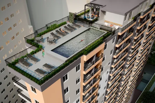 Studio à venda com 38m², 0 quartos com vaga - 1