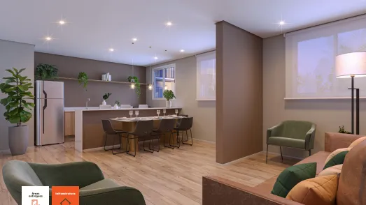 Apartamento à venda com 37m², 2 quartos sem vaga - 10