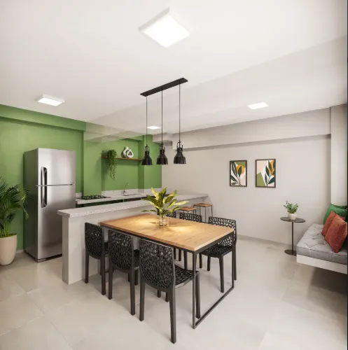 Apartamento à venda com 33m², 2 quartos sem vaga - 2