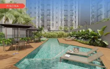 Apartamento à venda com 37m², 2 quartos sem vaga - 0