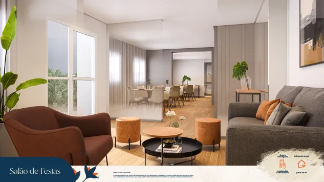 Apartamento à venda com 37m², 2 quartos sem vaga - 2