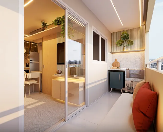 Apartamento à venda com 31m², 1 quarto sem vaga - 15