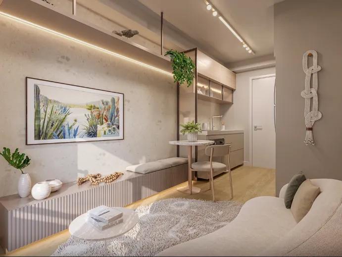 Apartamento à venda com 31m², 1 quarto sem vaga - 18