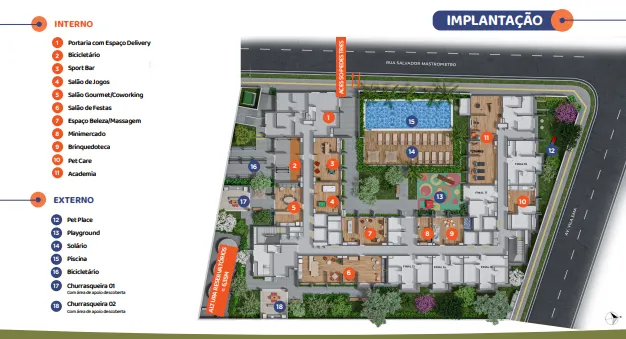 Apartamento à venda com 42m², 2 quartos sem vaga - 14