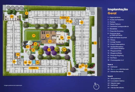 Apartamento à venda com 34m², 2 quartos sem vaga - 14