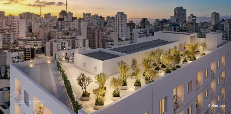 Apartamento à venda com 24m², 1 quarto sem vaga - 0