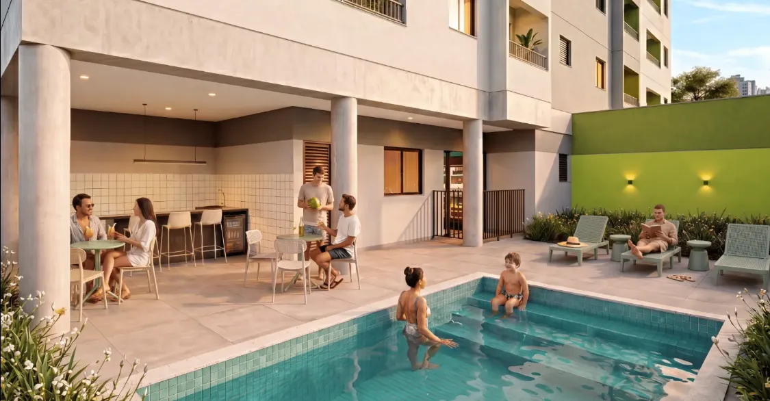 Apartamento à venda com 35m², 2 quartos sem vaga - 0