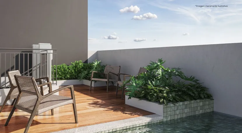 Apartamento à venda com 40m², 2 quartos sem vaga - 1