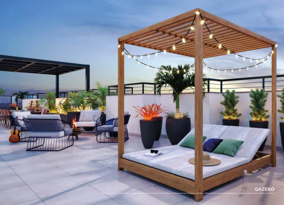 Apartamento à venda com 26m², 1 quarto sem vaga - 12