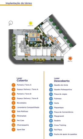Apartamento à venda com 26m², 1 quarto sem vaga - 34