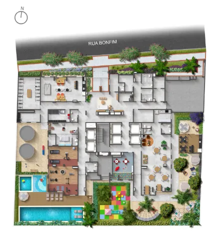 Apartamento à venda com 44m², 2 quartos sem vaga - 21