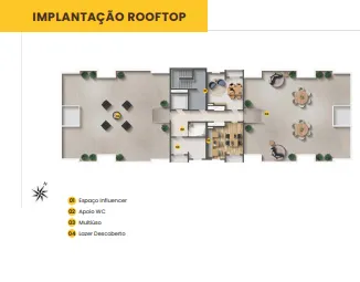 Apartamento à venda com 32m², 2 quartos sem vaga - 23