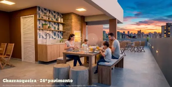 Apartamento à venda com 25m², 1 quarto com vaga - 1