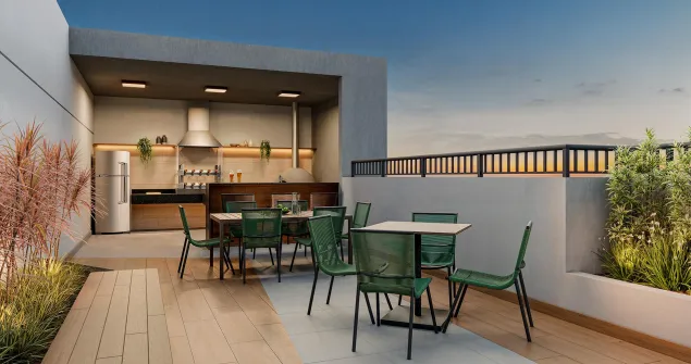 Apartamento à venda com 44m², 2 quartos sem vaga - 1