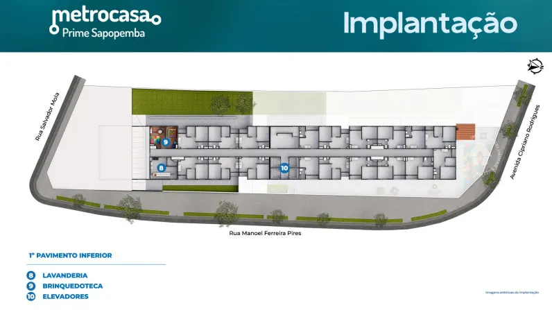 Apartamento à venda com 25m², 1 quarto sem vaga - 17