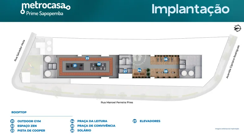 Apartamento à venda com 25m², 1 quarto sem vaga - 19