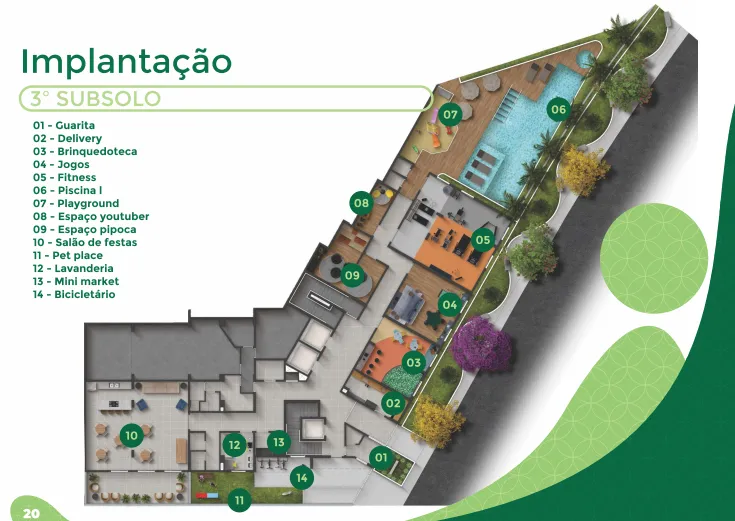 Apartamento à venda com 35m², 1 quarto sem vaga - 19