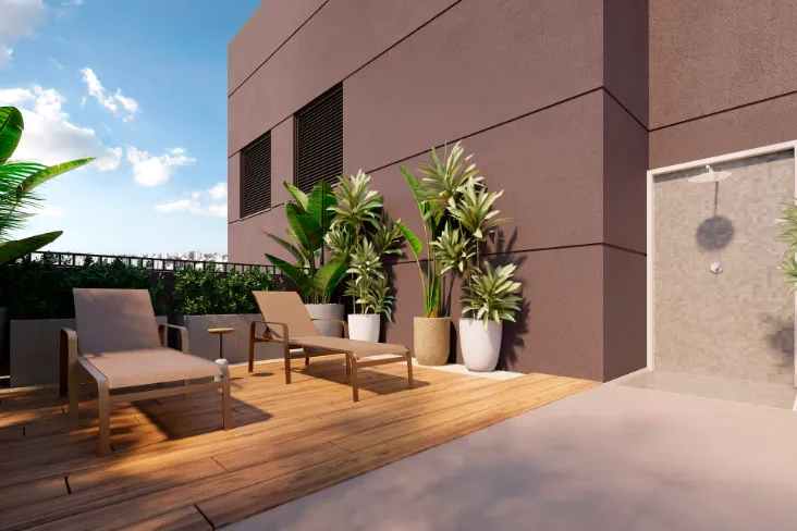 Apartamento à venda com 24m², 1 quarto sem vaga - 1