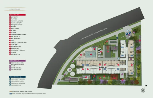 Apartamento à venda com 34m², 2 quartos sem vaga - 17